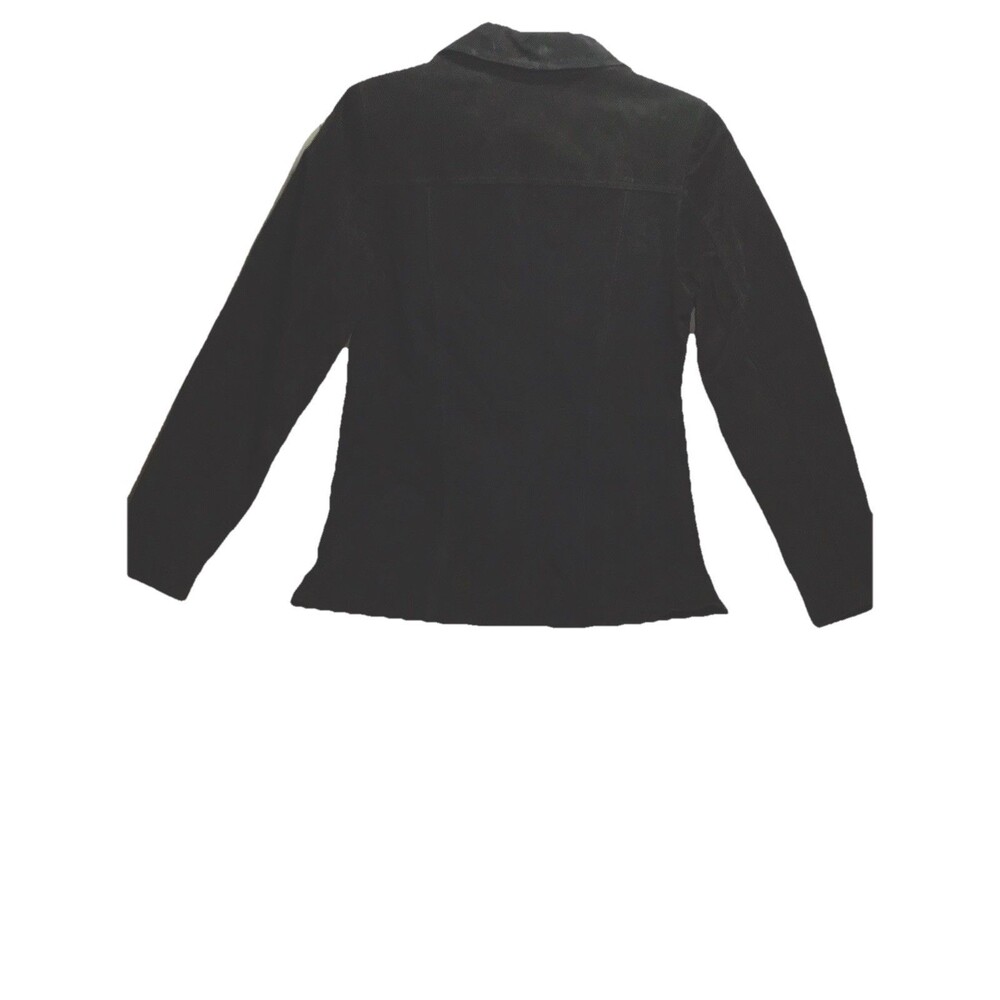 D & Co. Suede Leather Jacket,Women’s,Es, Black View 2